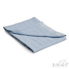 MS01-B: Blue 6 Pack Muslin Squares